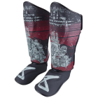 Протектори за крака - 8 WEAPONS Shin Guards Hanuman Yant - Black/Red